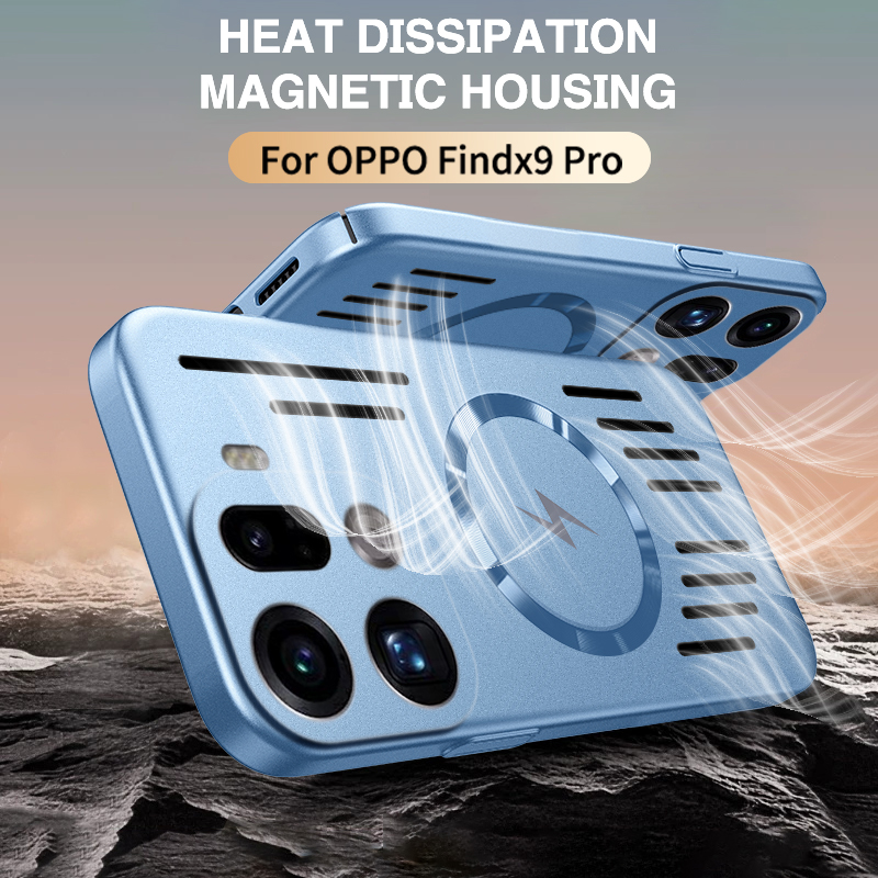 Oppo Find X8 - เคสโทรศัพท์แบบมีรูระบายอากาศสำหรับ OPPO Find X9 X8 Pro