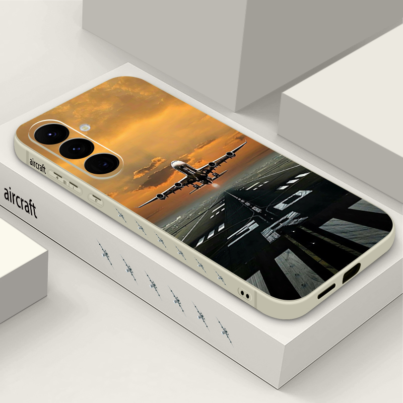 Samsung Galaxy S24 - เคสโทรศัพท์ลายเครื่องบินสำหรับ Samsung Galaxy S26 S25 S24