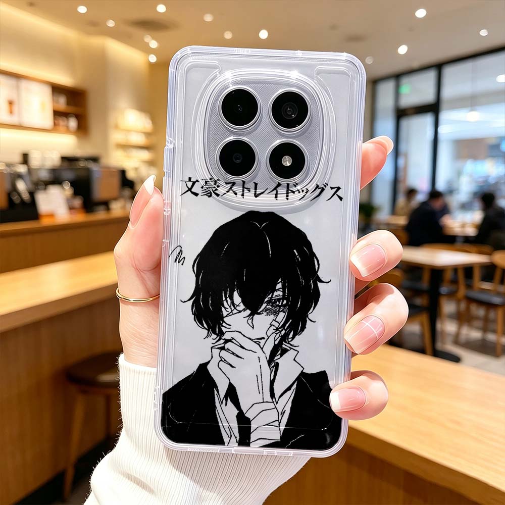 Xiaomi Poco X6 - เคสโทรศัพท์ใสป้องกันลายอนิเมะ Bungo Stray Dogs สำหรับ Xiaomi