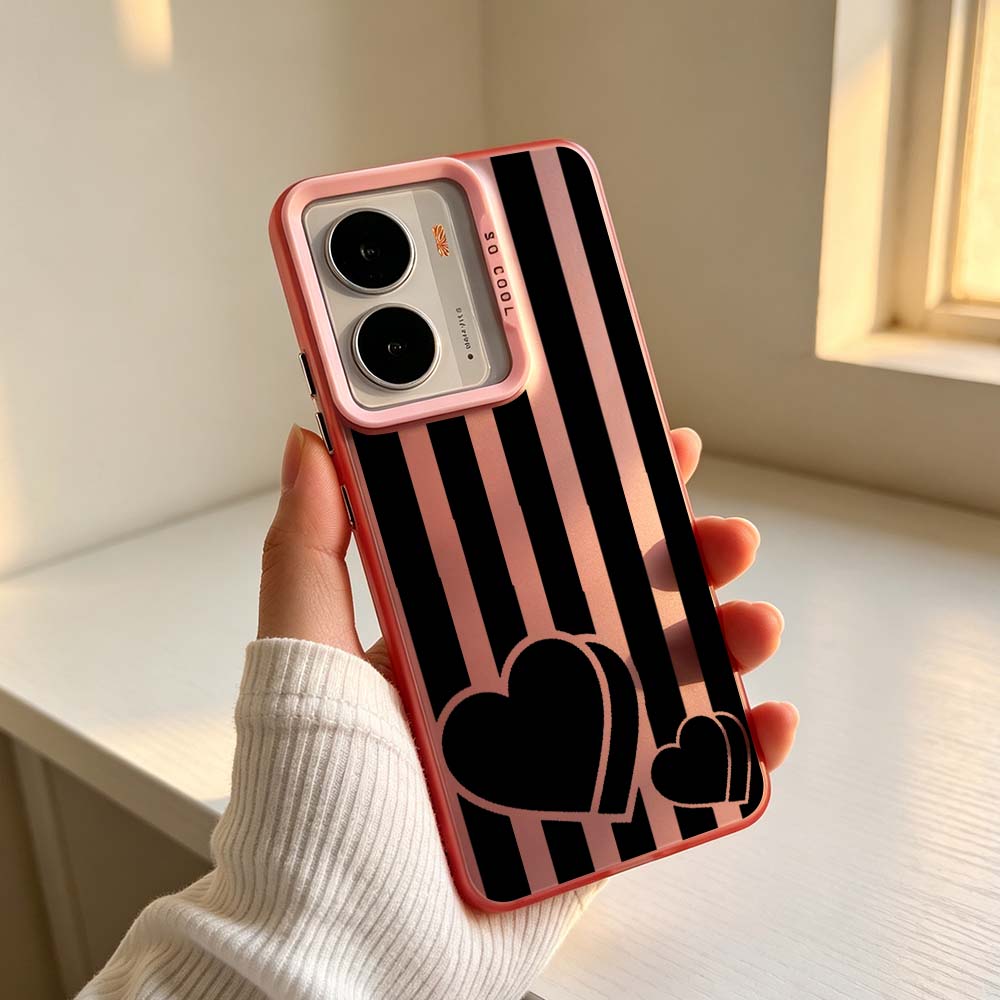เคสโทรศัพท์สีเงินลายแถบสีดำสำห - Realme C67 บทวิจารณ์และราคา