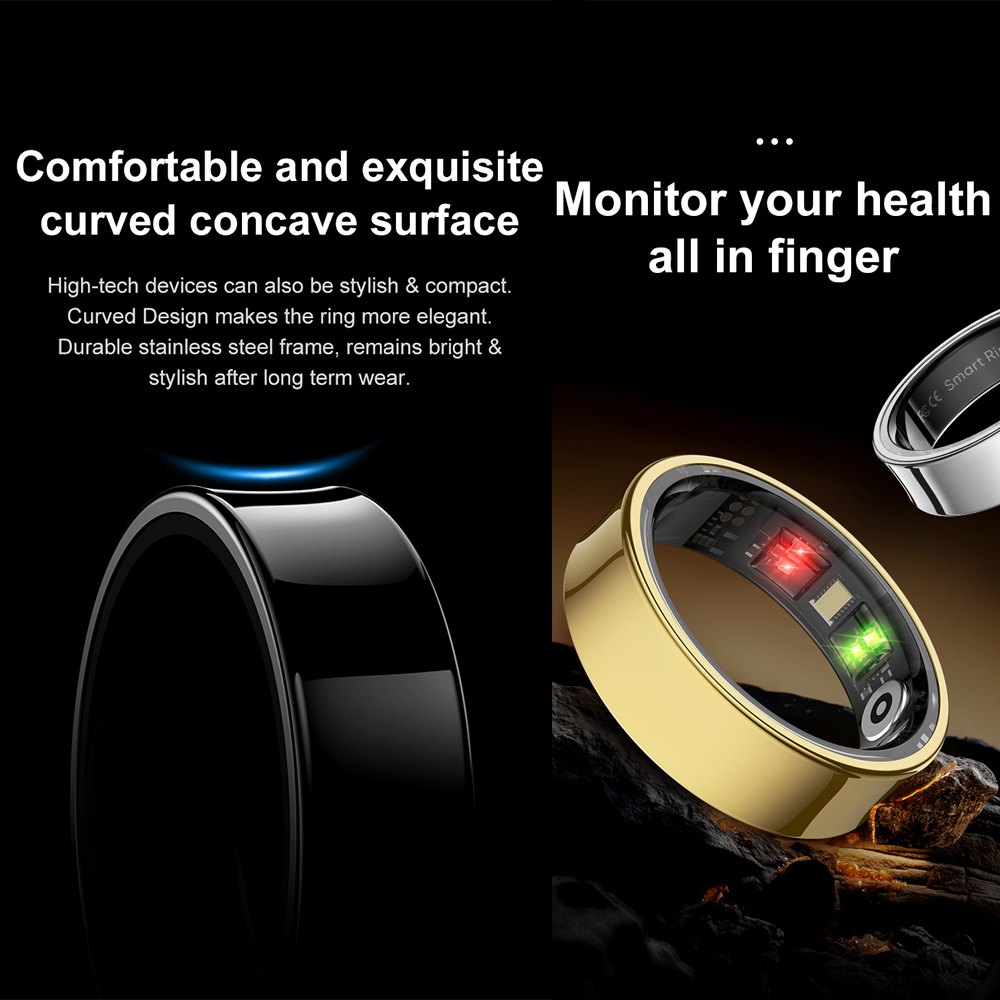 แหวนสมาร์ทสแตนเลส R09 กันน้ำ 5 - Temperature Ring Skin บทวิจารณ์และราคา