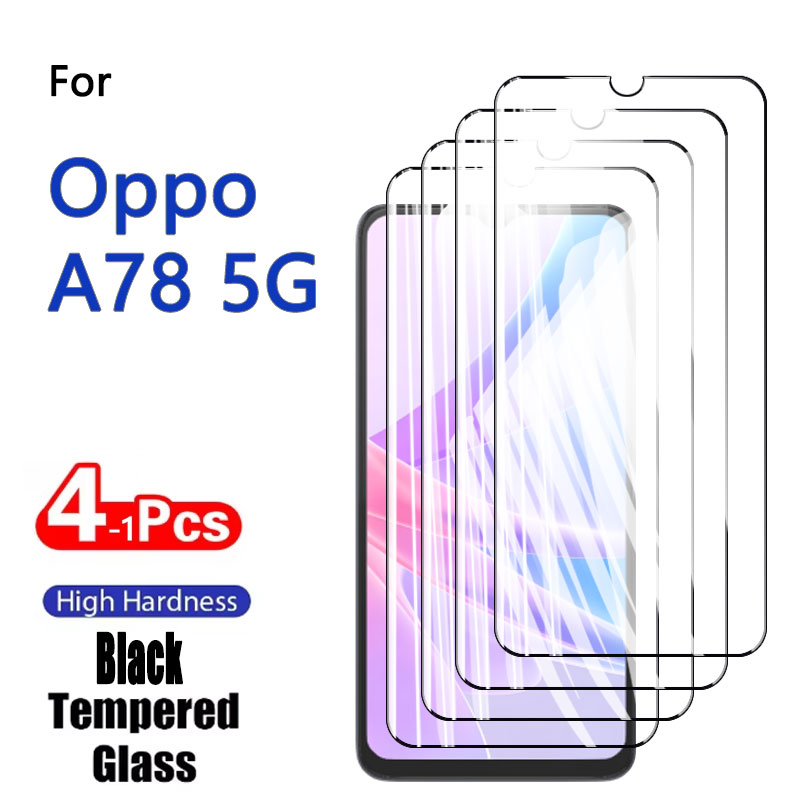 1-4PCSป้องกันหน้าจอสําหรับOppo - Oppo A78 บทวิจารณ์และราคา