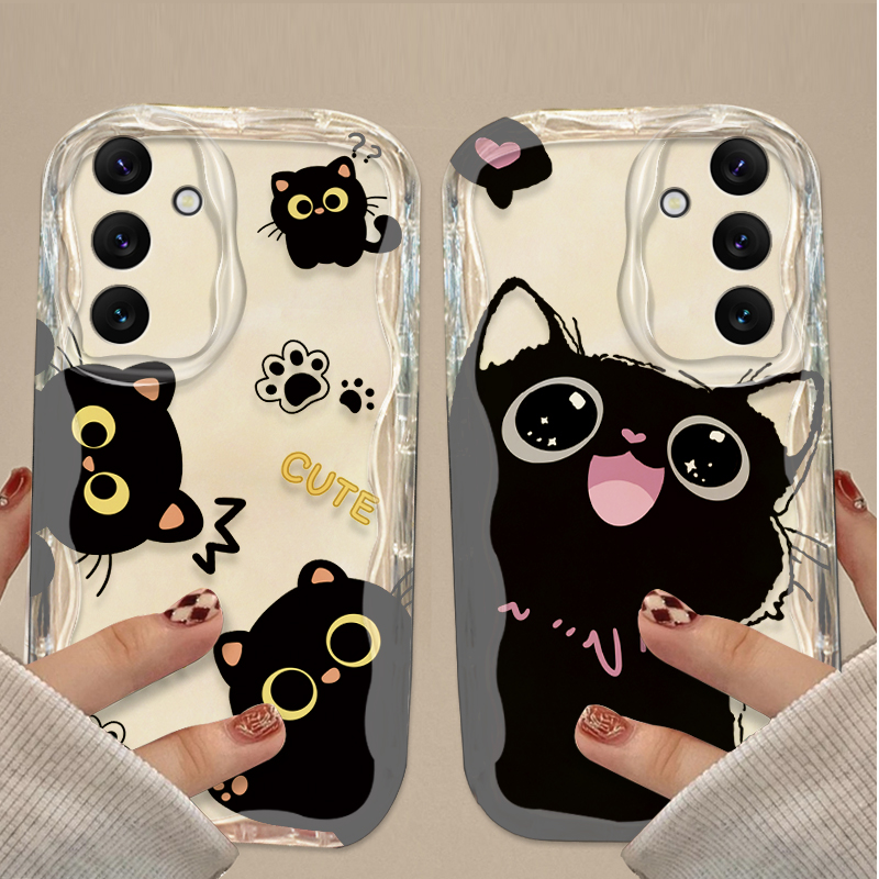 เคสแมวดำตาโตน่ารักสำหรับ Samsu - Samsung Galaxy A55 บทวิจารณ์และราคา