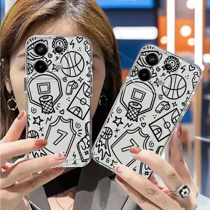 เคสโทรศัพท์ลายภาพประกอบบาสเก็ต - Xiaomi Poco X6 บทวิจารณ์และราคา