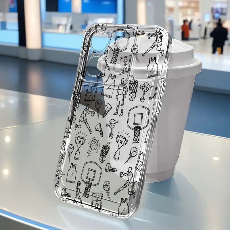 เคสโทรศัพท์ลายภาพประกอบบาสเก็ต - Xiaomi Poco X6 บทวิจารณ์และราคา