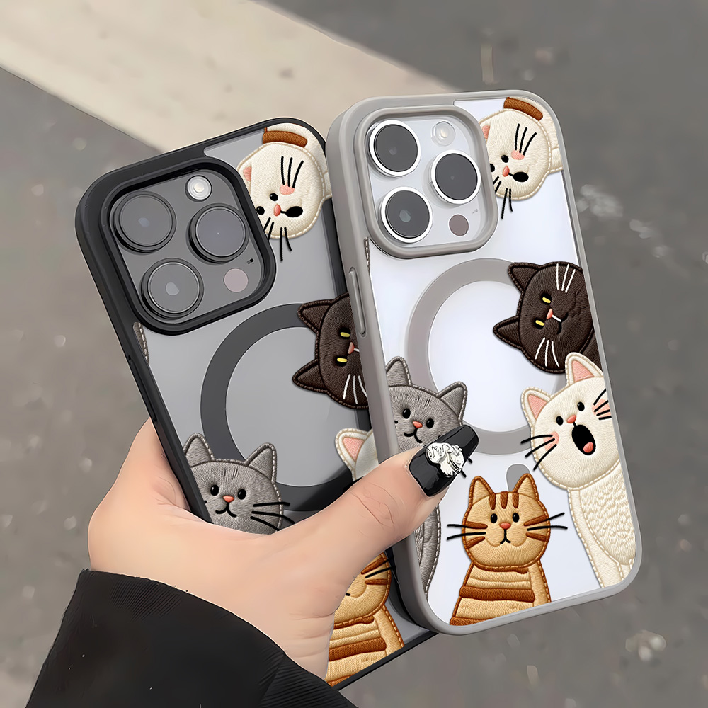 เคสโทรศัพท์ลายปักแมวน่ารัก สำห - Apple Iphone 16 บทวิจารณ์และราคา