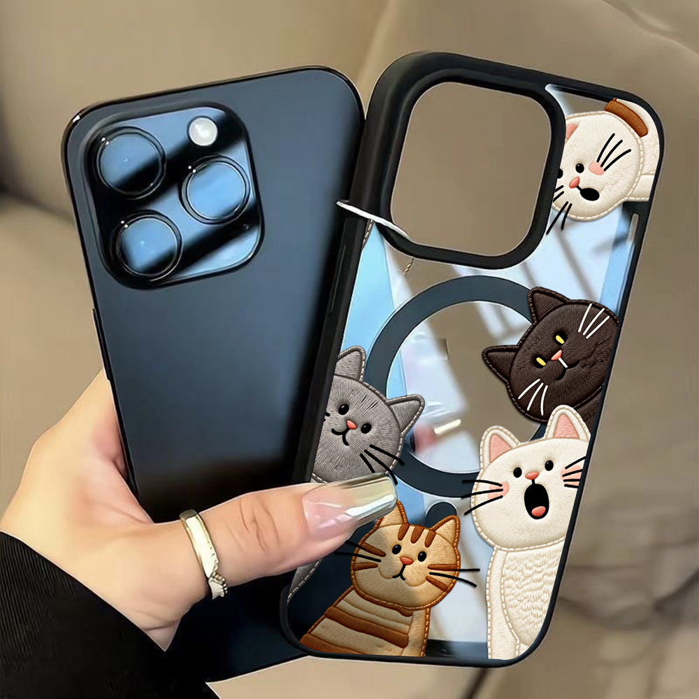 เคสโทรศัพท์ลายปักแมวน่ารัก สำห - Apple Iphone 16 บทวิจารณ์และราคา
